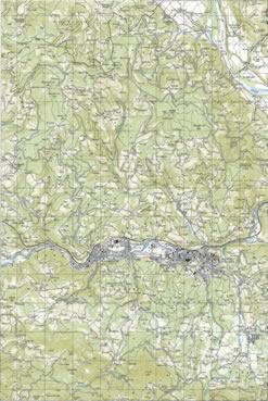 Topografske Karte  Slovenije 1:25000 RAVNE NA KOROŠKEM 